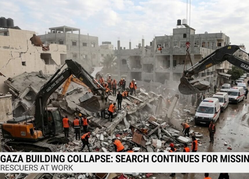 At Least 10 Dead, Dozens Trapped Under Rubble Following Residential Building Collapse in Gaza Strip