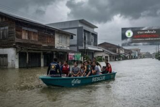 Thailand Flood Death Toll Reaches 60 as Meteorological Department Warns of Severe Downpours in South